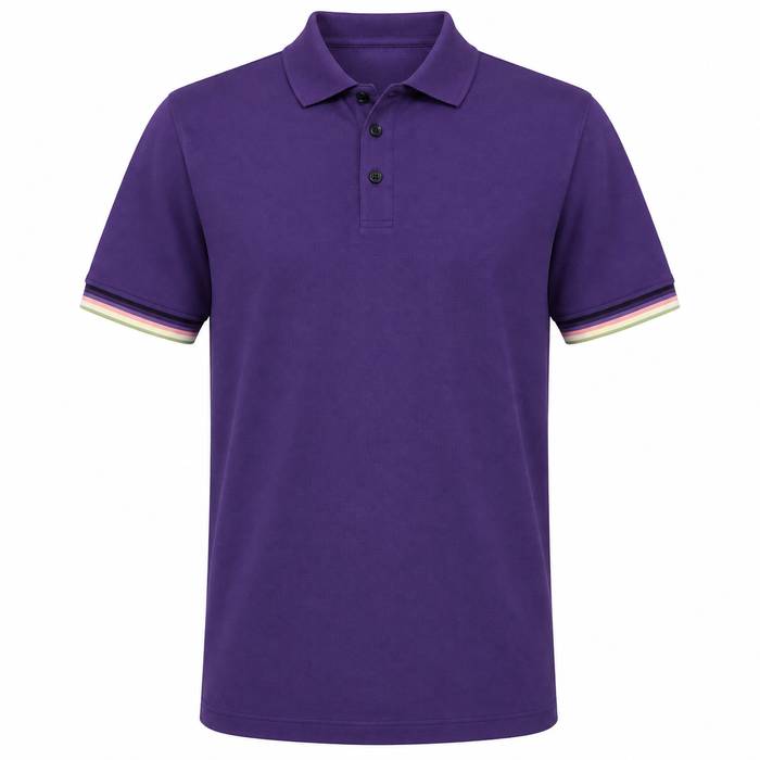 Under Armour ArmourDry Pique Polo Shirt - Mystical Purple/Black/Black