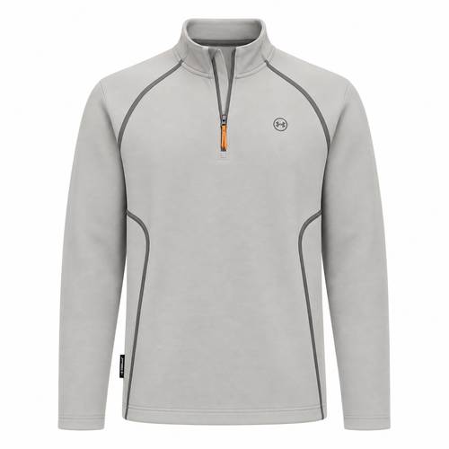 Under Armour Drive Midlayer 1/4 Zip Pullover - Titanium/Clay Green