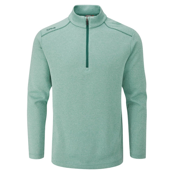 Ping Ramsey 1/2 Zip Pullover - Soft Moss Marl
