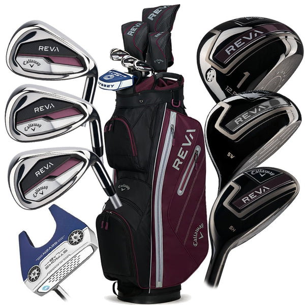 Callaway REVA Ladies 8-Piece Package Set - Eggplant