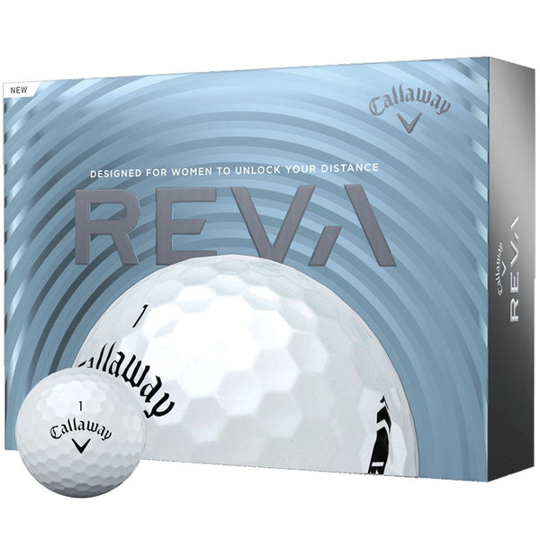 Callaway REVA Golf Balls - Pearl - 12 Pack