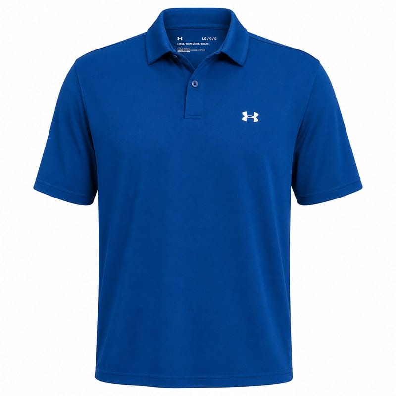 Under Armour T2G Pique Polo Shirt - Varsity Blue/White