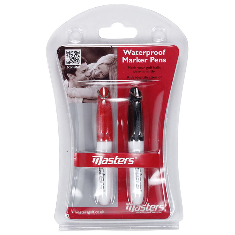 Masters Waterproof Ball Marker Pens (2 Pack) (Regular Packaging)