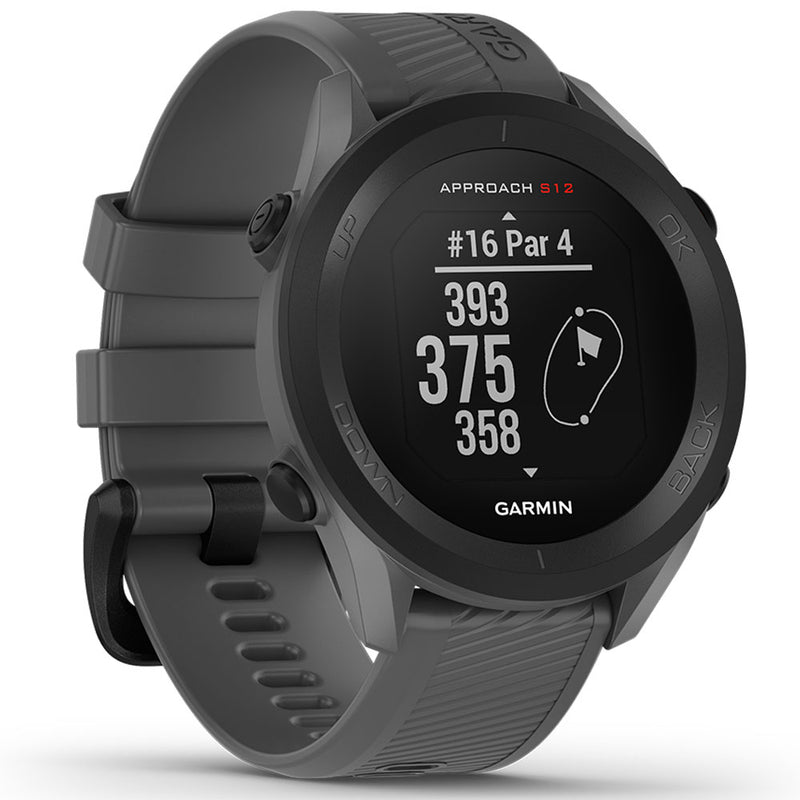 Garmin Approach S12 Golf GPS Watch - Slate Grey