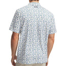 Under Armour Playoff 3.0 Printed Polo Shirt - White/Blue Wind/Midnight Navy