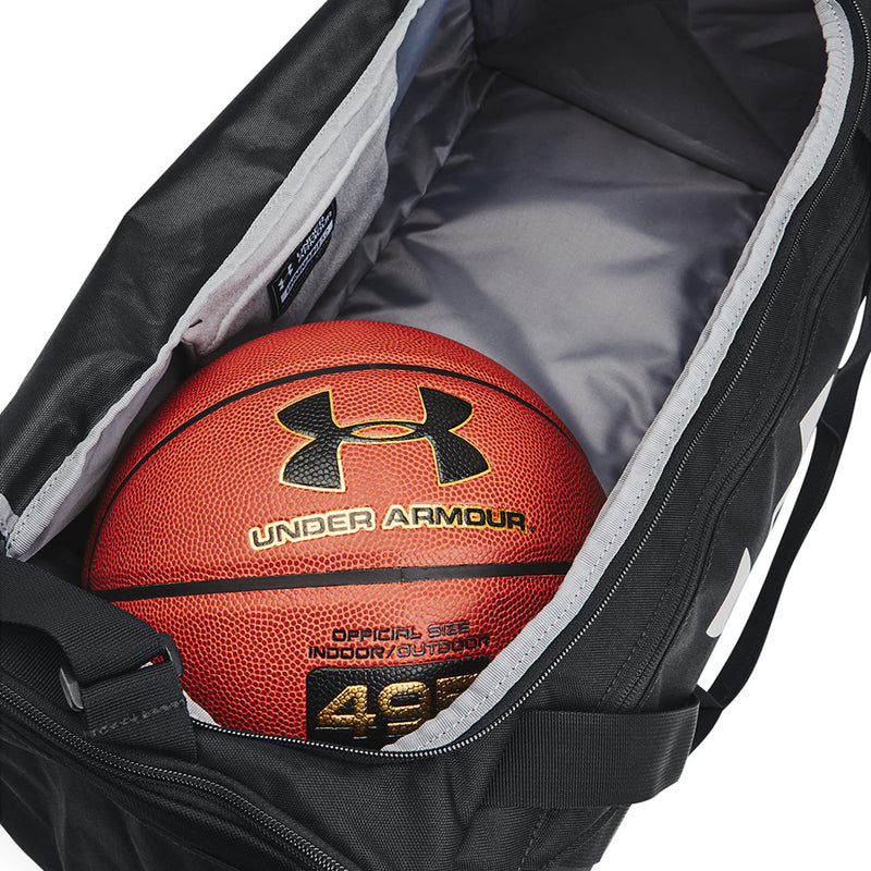 Under Armour Undeniable 5.0 Large Duffle - Black/Black/Metallic Silver
