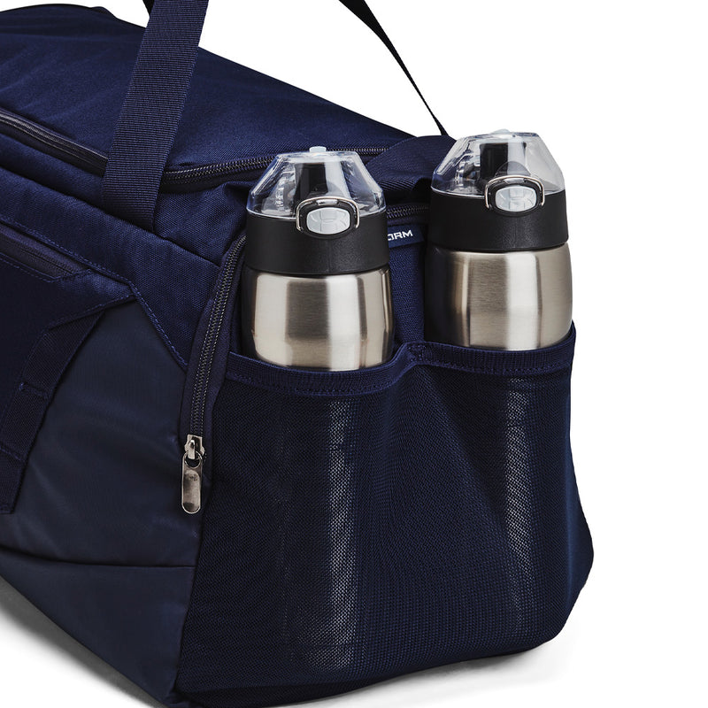 Under Armour Undeniable 5.0 Small Duffle - Midnight Navy/Midnight Navy/Metallic Silver