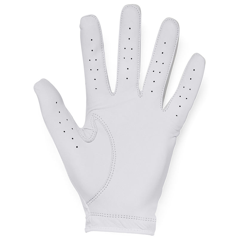 Under Armour Iso-Chill Leather Golf Glove - White/Black - 3-Pack