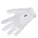 Under Armour Iso-Chill Leather Golf Glove - White/Black - 3-Pack