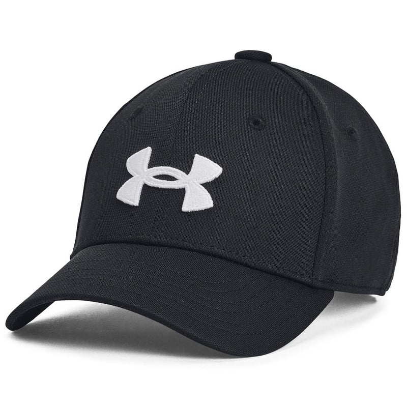 Under Armour Boys Blitzing Low Stretch Fit Cap - Black/White