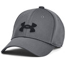 Under Armour Boys Blitzing Low Stretch Fit Cap - Pitch Grey/Black