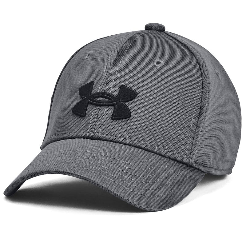 Under Armour Boys Blitzing Low Stretch Fit Cap - Pitch Grey/Black