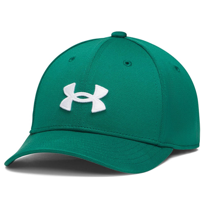 Under Armour Boys Blitzing Low Stretch Fit Cap - Campus Ivy/White