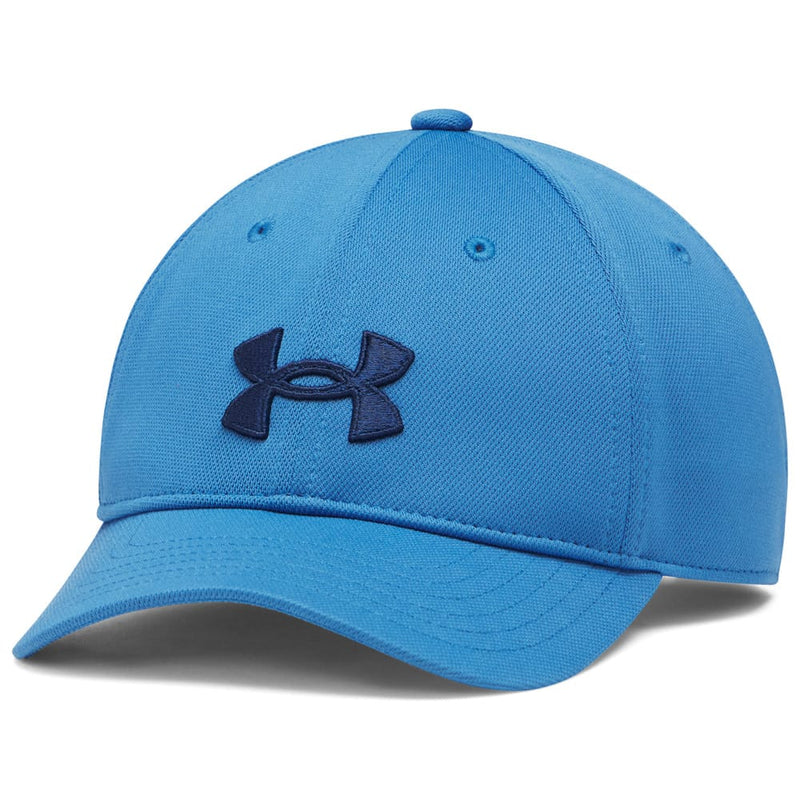 Under Armour Junior Blitzing Adjustable Cap - Aegean Blue/Blackout Navy