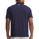 Under Armour Playoff 3.0 Printed Polo Shirt - Midnight Navy/White/White