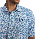 Under Armour Playoff 3.0 Printed Polo Shirt- White/Varsity Blue/Midnight Navy