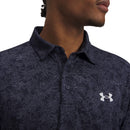 Under Armour Playoff 3.0 Printed Polo Shirt - Midnight Navy/Downpour Gray/Halo Gray