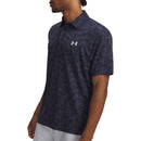 Under Armour Playoff 3.0 Printed Polo Shirt - Midnight Navy/Downpour Gray/Halo Gray