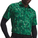 Under Armour Playoff 3.0 Printed Polo Shirt - Campus Ivy/Black