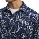 Under Armour Playoff 3.0 Printed Polo Shirt - Midnight Navy/Aegean Blue/Halo Grey