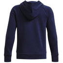 Under Armour Boys' Rival Fleece Hoodie  - Midnight Navy/White