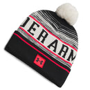 Under Armour Halftime Pom Beanie - Stone/Racer Red/Black