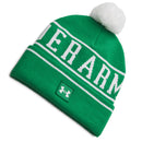 Under Armour Halftime Pom Beanie - Team Kelly Green/White/White
