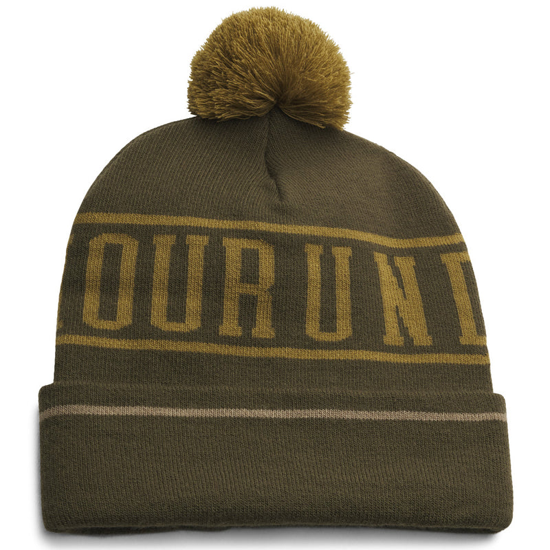 Under Armour Halftime Pom Beanie - Expedition Green/Canteen Green/Canteen Green