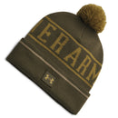 Under Armour Halftime Pom Beanie - Expedition Green/Canteen Green/Canteen Green