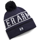 Under Armour Halftime Pom Pom Beanie - Midnight Navy/White/White