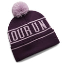 Under Armour Halftime Pom Pom Beanie - Purple Echo/Mauve Pink/Mauve Pink