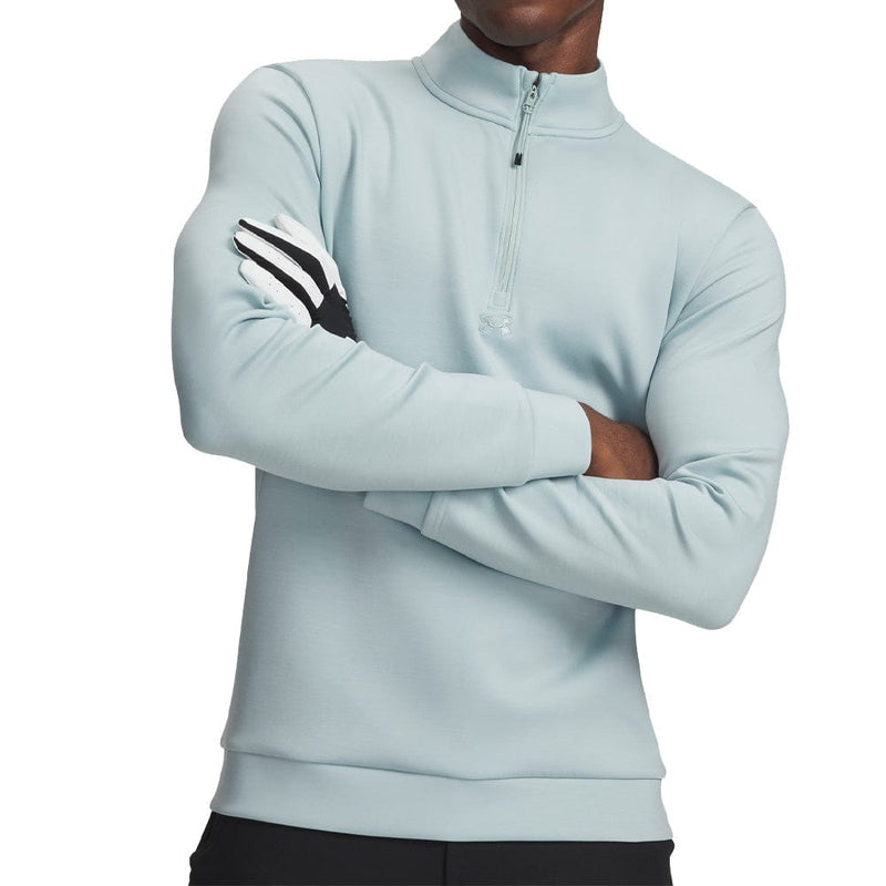 Under Armour Drive Midlayer Pullover - Enamel Blue/Refresh Mint/Enamel Blue