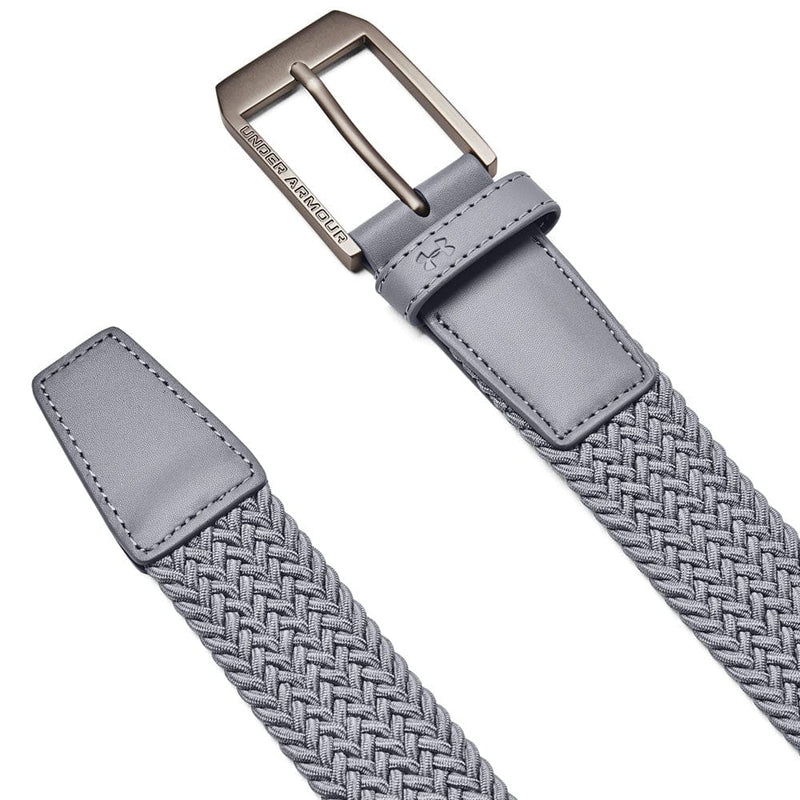 Under Armour Drive Braided Belt - Steel/Steel