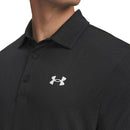 Under Armour Playoff Jacquard Polo Shirt - Black/Anthracite/White