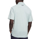 Under Armour Playoff Jacquard Polo Shirt - Enamel Blue/Illusion Green/Midnight Navy