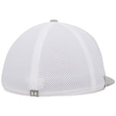 Under Armour Drive Mid Stretch Cap - Titanium/White