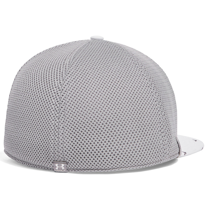 Under Armour Iso-chill Drive Low Stretch Fit Cap - White/White/Grey
