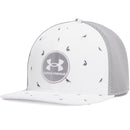 Under Armour Iso-chill Drive Low Stretch Fit Cap - White/White/Grey