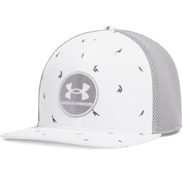 Under Armour Iso-chill Drive Low Stretch Fit Cap - White/White/Grey