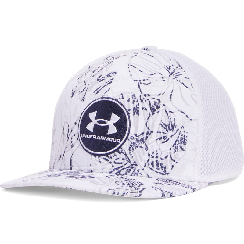 Under Armour Iso-chill Drive Low Stretch Fit Cap - White/White/Blue