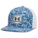 Under Armour Drive Mid Straight Cap - White/Summit White
