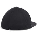 Under Armour Drive Mid Stretch Cap - Black/White