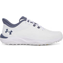 Under Armour Drive Pro Spikeless Waterproof Shoes - White/Metallic Gold/Downpour Grey