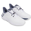 Under Armour Drive Pro Spikeless Waterproof Shoes - White/Metallic Gold/Downpour Grey