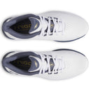 Under Armour Drive Pro Spikeless Waterproof Shoes - White/Metallic Gold/Downpour Grey