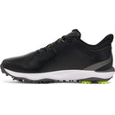Under Armour Drive Fade Spiked Waterproof Shoes - Black/Black/Metallic Silver