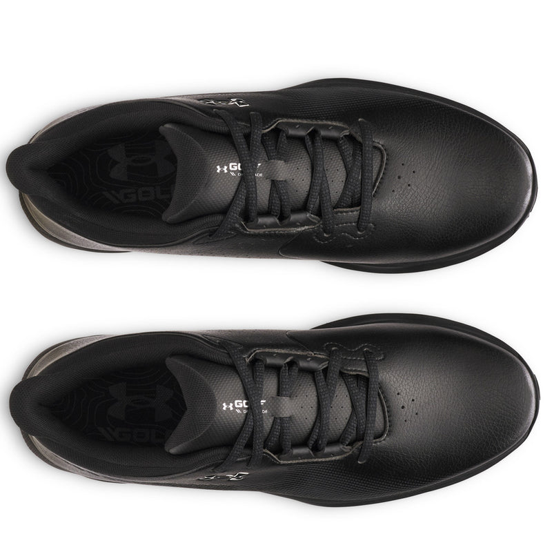 Under Armour Drive Fade Spiked Waterproof Shoes - Black/Metallic Silver
