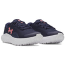 Under Armour Ladies Surge Spikeless Shoes - Midnight Navy/White/Bittersweet Pink