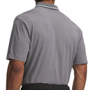 Under Armour ArmourDry Stripe Rib Polo Shirt - Clay Green/White/Midnight Navy