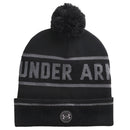 Under Armour Drive Pom Beanie - Black/Castlerock/Castlerock